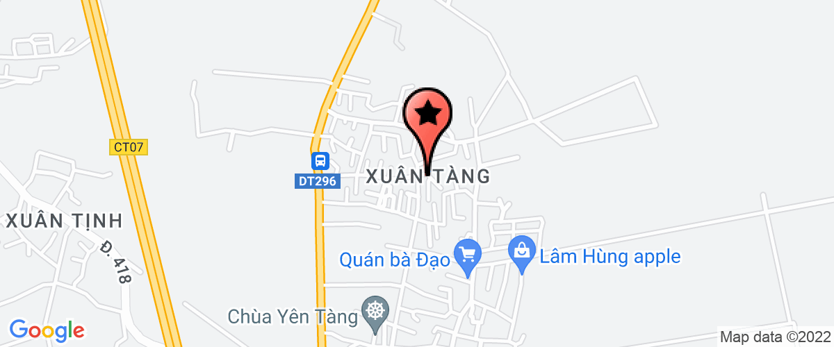 Map go to Nano- Toas Viet Nam Joint Stock Company