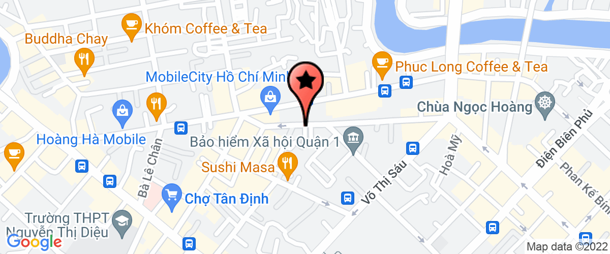 Bản đồ đến Công Ty TNHH Thương Mại Dịch Vụ Cắt Tóc Gội Đầu Thiên Phú