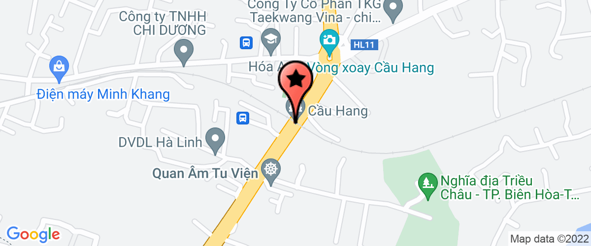Map go to Ong Vang Clever Technology Company Limited