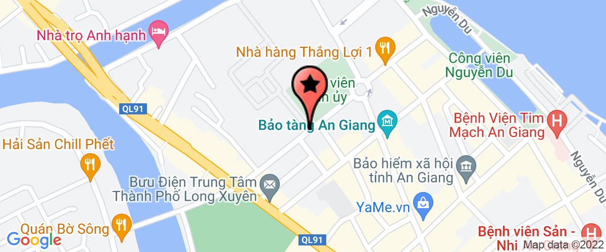 Map go to Hoi Cuu Chien Binh VietNam An Giang Province