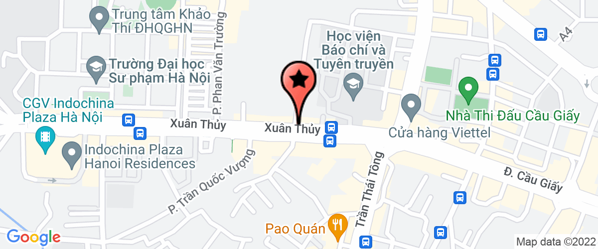 Map go to Bao Nam Telecommunications Joint Stock Company