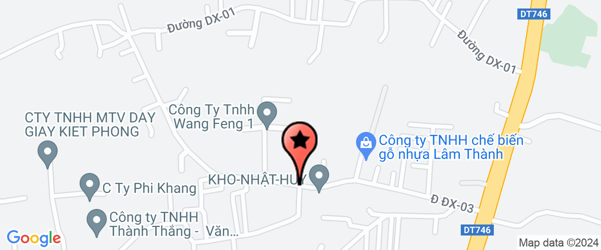 Map go to SX DT Thuan Canh VietNam And Company Limited