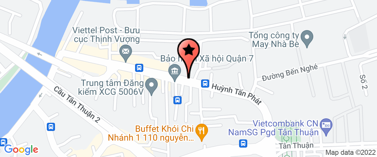 Map go to Branch of Mai Linh Mien Trung Joint Stock Company