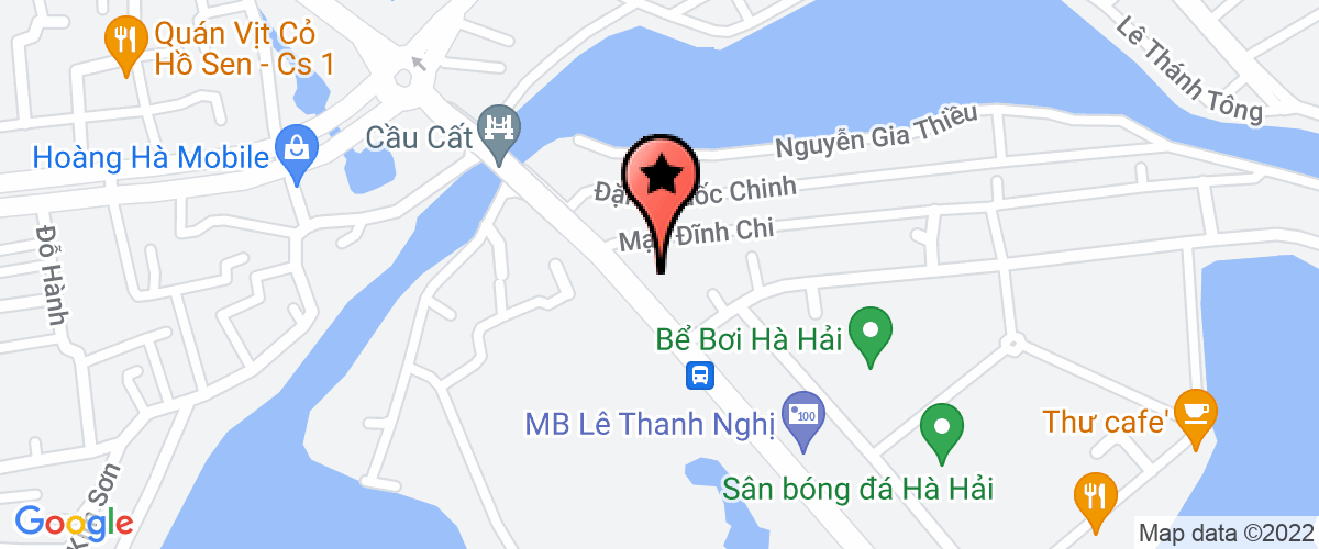 Map go to Bac Trung Nam Telecommunication Joint Stock Company