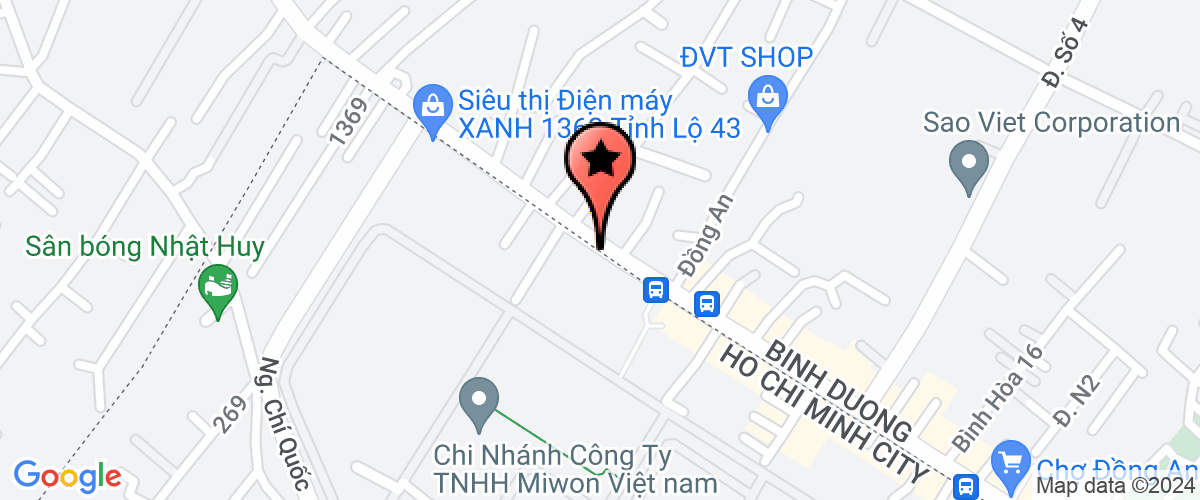 Map go to Phuc An Environmental Service Trading Company Limited