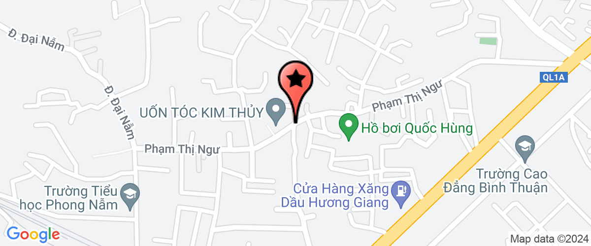 Bản đồ đến Công Ty Trách Nhiệm Hữu Hạn Thương Mại Xuất Khẩu Nvt Bình Thuận