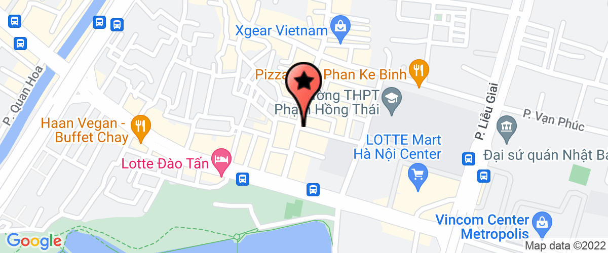 Map go to Phu Thanh Dat Market Management Company Limited
