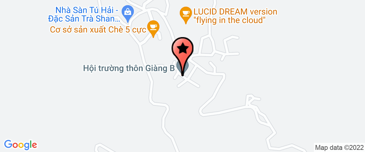 Map go to Che San Tuyet Joint Stock Company