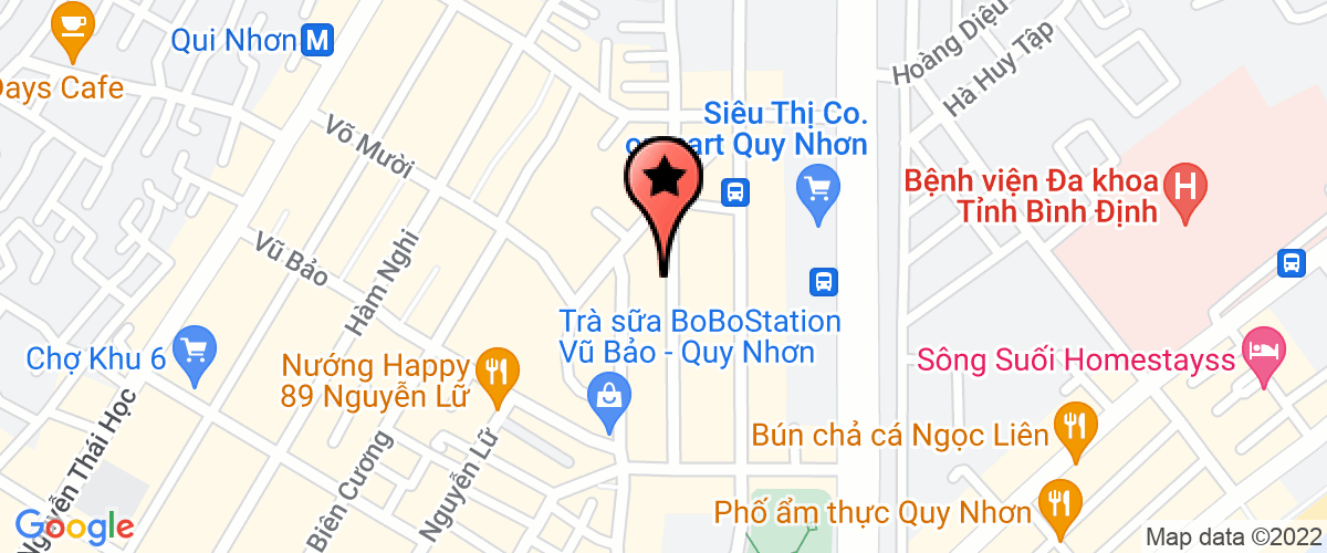 Map go to Si - Lic Mien Trung Company Limited