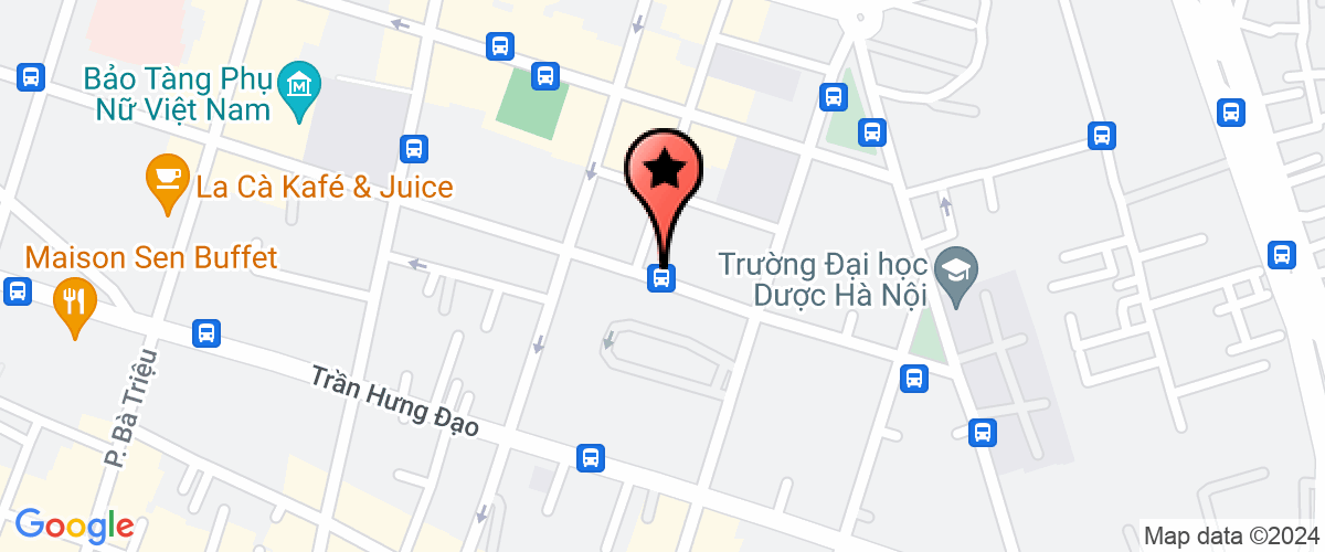 Map go to Thuyen Buom Hanoitourist Joint Stock Company