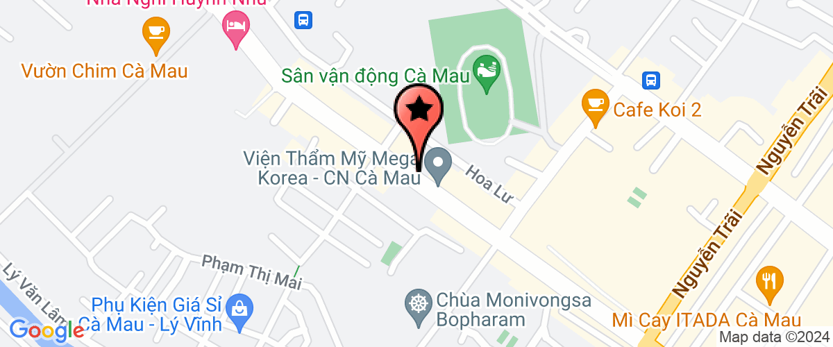 Map go to Boi Duong Kien Thuc A Au Cultural Company Limited