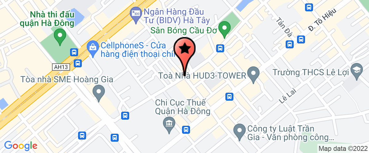 Map go to Ha Noi 189 Construction Joint Stock Company