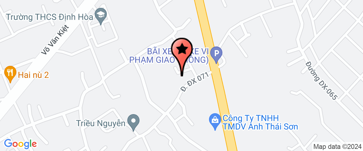 Map go to Dia Oc Phuc Thinh Real-Estate Company Limited