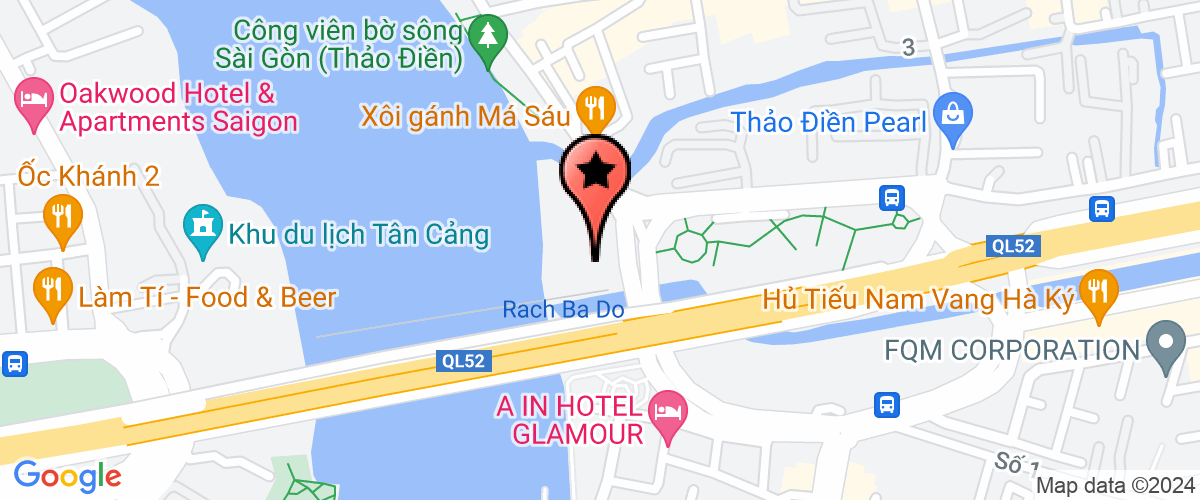 Map go to Dai Hoa Thuan Joint Stock Company