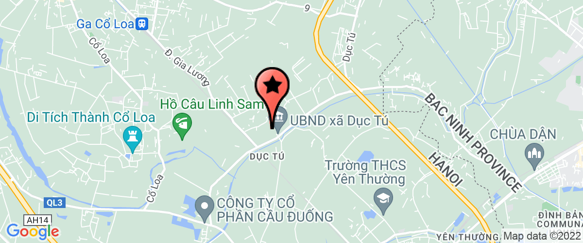 Bản đồ đến Công Ty TNHH Quang Đức Đông Anh