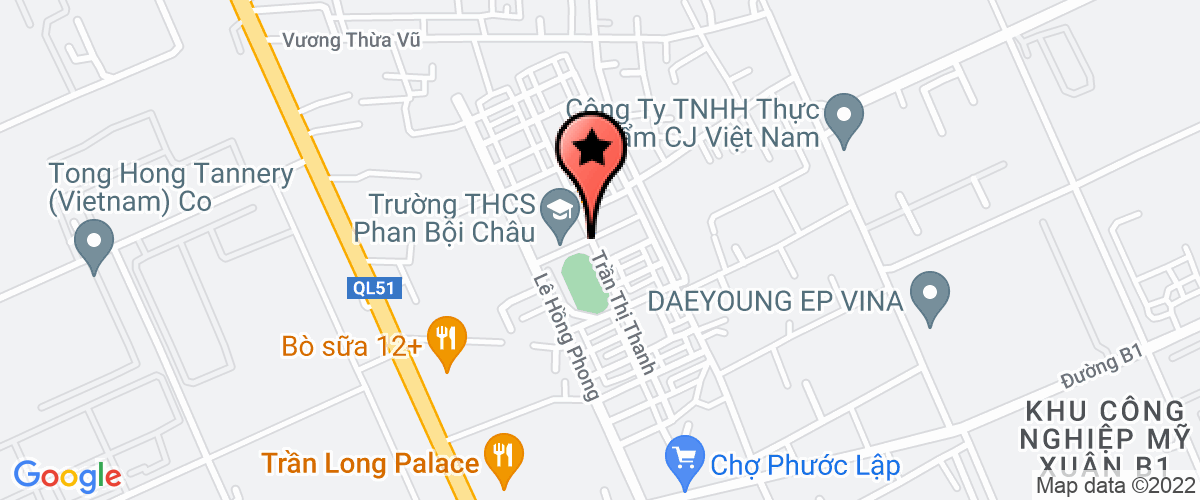 Map go to Long Huy Vu Service Trading Construction Company Limited
