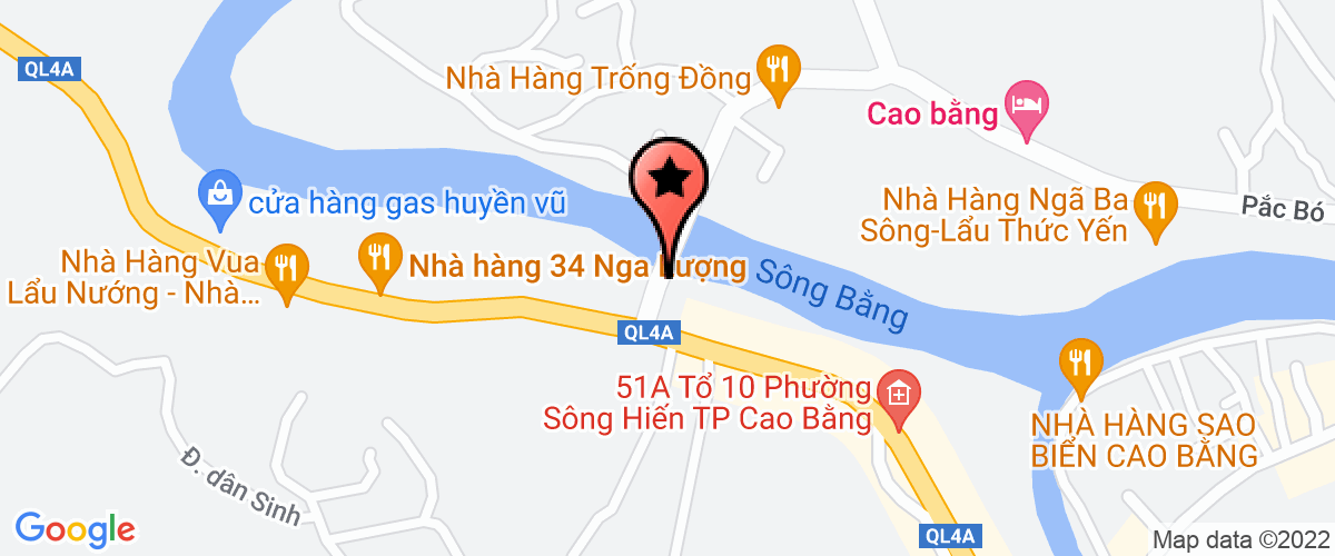 Map go to Huu Binh Cao Bang Company Limited