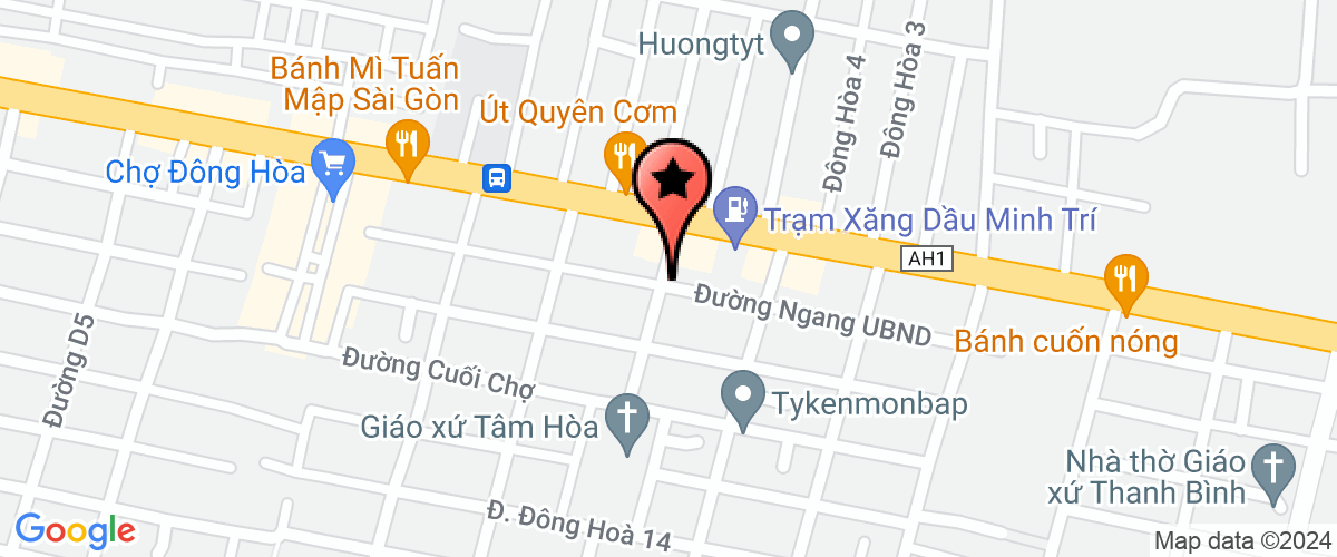 Map go to Minh Chanh Clean Food Joint Stock Company
