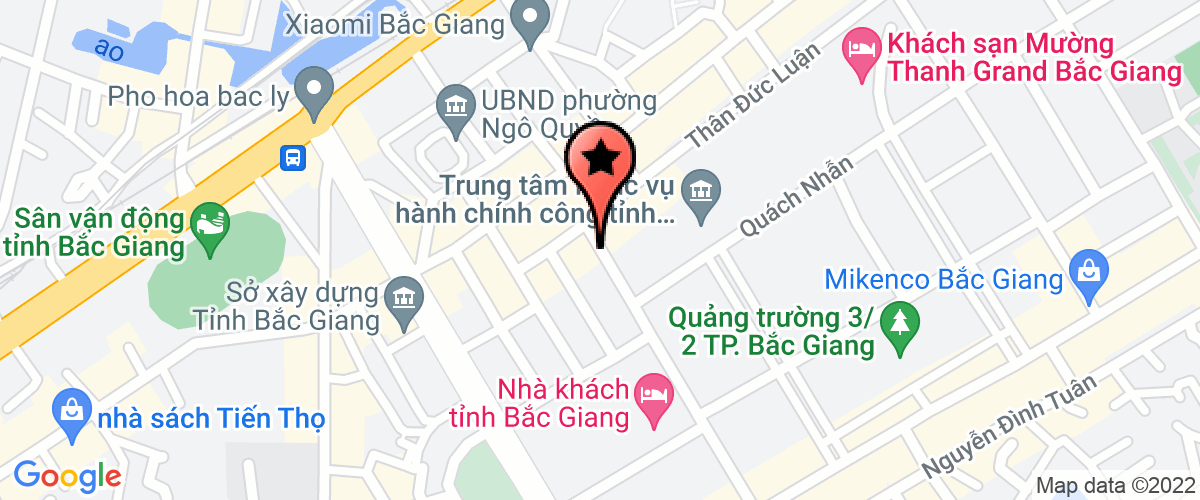 Map go to Tan Truong Sinh Mediacine An Pharmacy Jont Stock Company