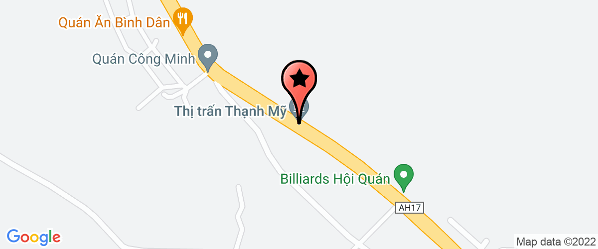 Map go to CP Phu Thanh My (Nop ho nha thau) Company