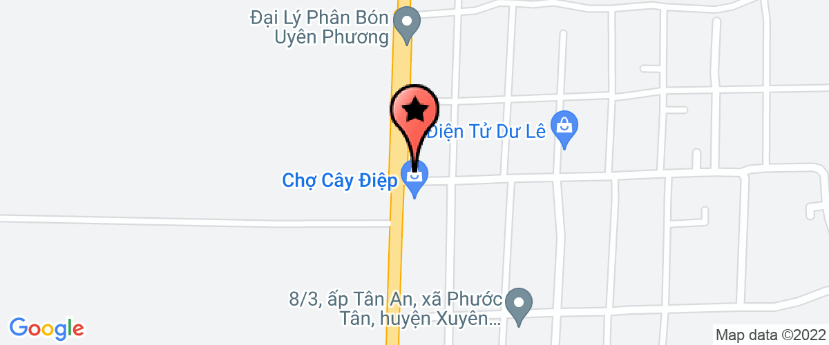 Map go to Nang Bien Investment Joint Stock Company