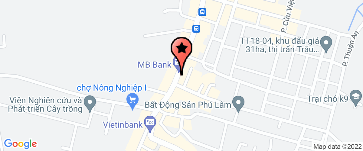 Map go to Diet Moi - Khu Trung An Hieu Company Limited