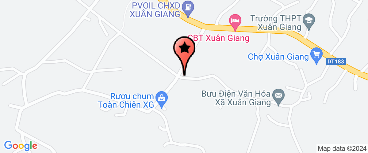 Map go to Truong Phuong Thien Nursery