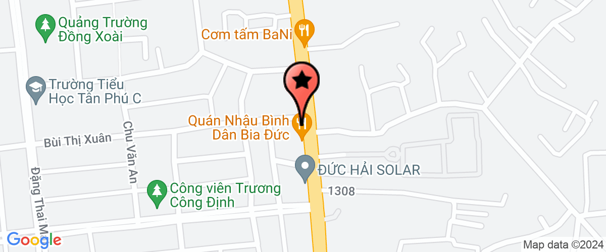 Map go to mot thanh vien Tan Thien Ngoc Company Limited