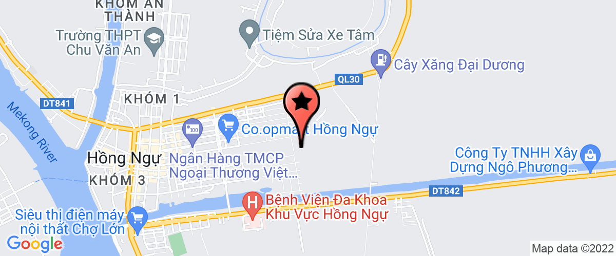 Map go to May Nguyen Huy Dong Thap Company Limited