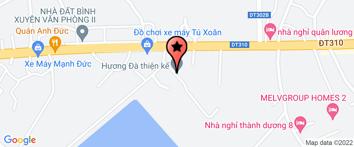 Map go to Thien Ke B Elementary School