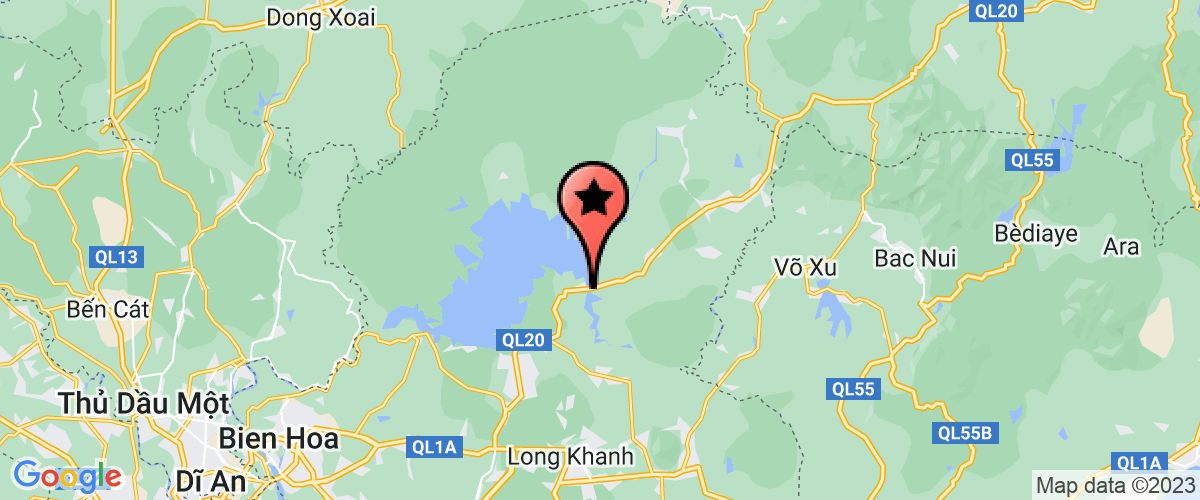Bản đồ đến Đài Truyền Thanh huyện Định Quán