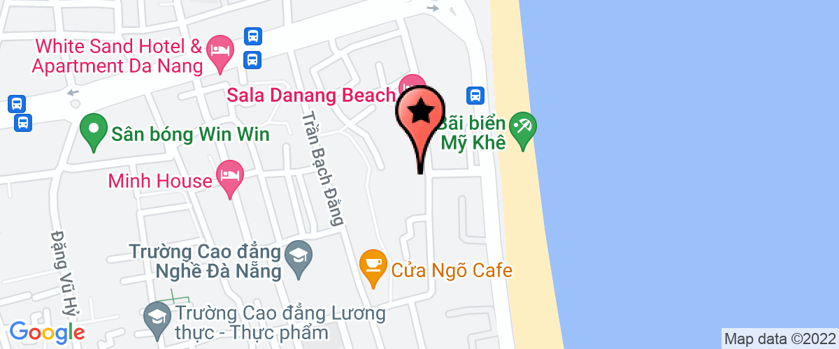 Bản đồ đến Công Ty TNHH Khoa Anh Thư - Khách Sạn Hải Yến