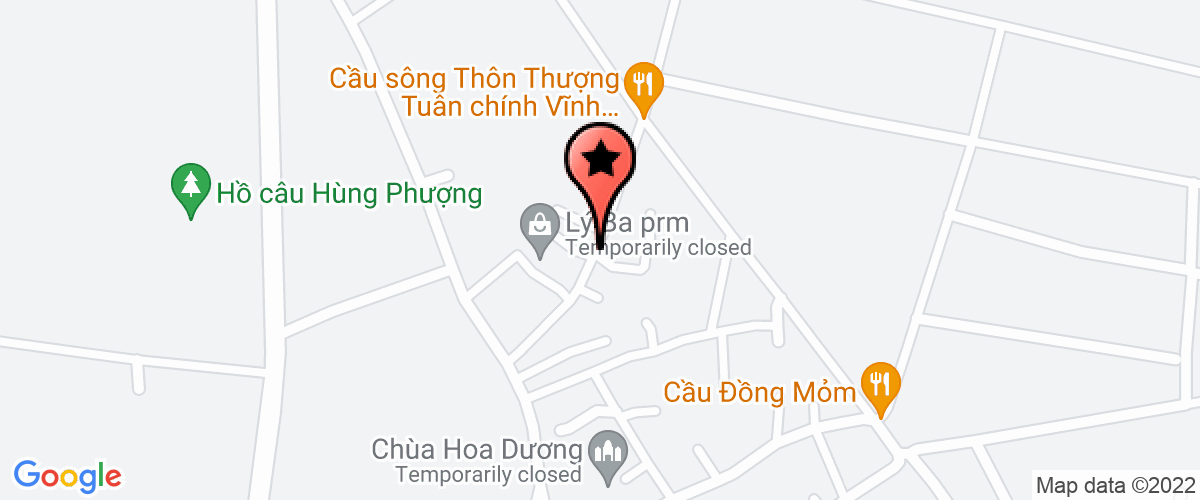 Map go to co phan Minh Thien Company