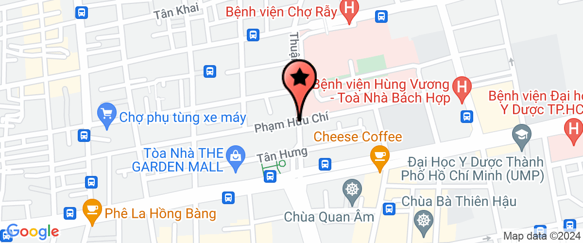 Map go to anh Duong Sang Technical Service Trading Company Limited