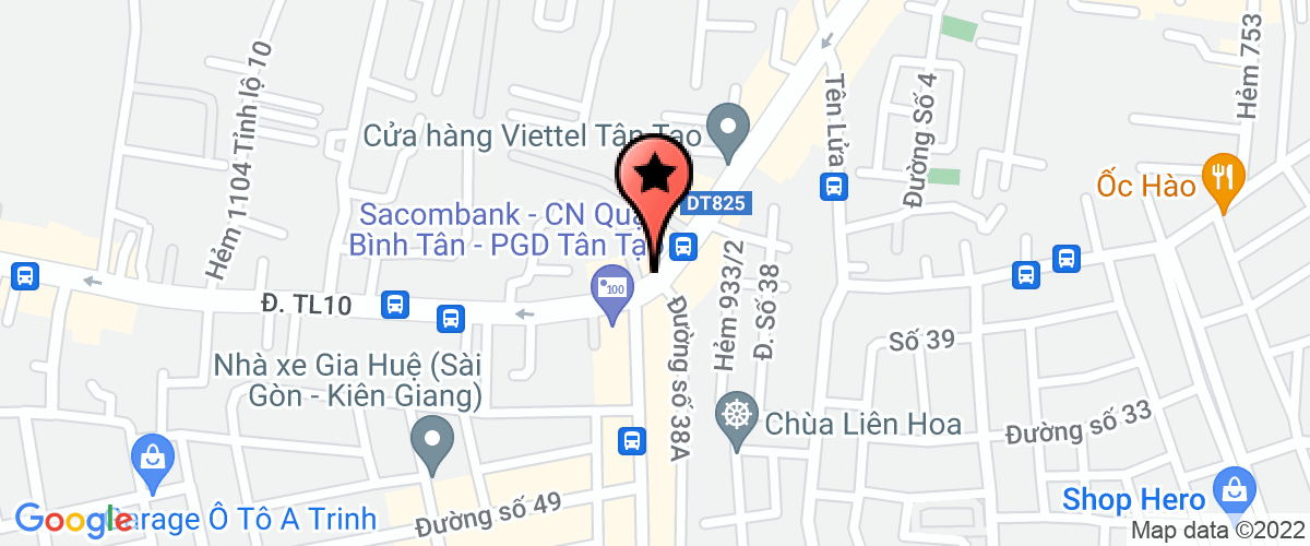 Map go to Dai Hung Thinh Service Trading Production Company Limited
