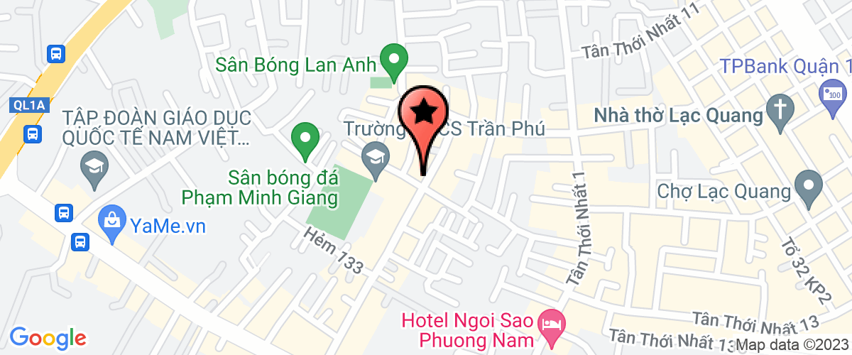 Map go to Thanh Phu Sports Service Trading Company Limited