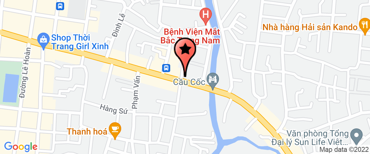 Map go to DV TM Nam Hoi And Company Limited
