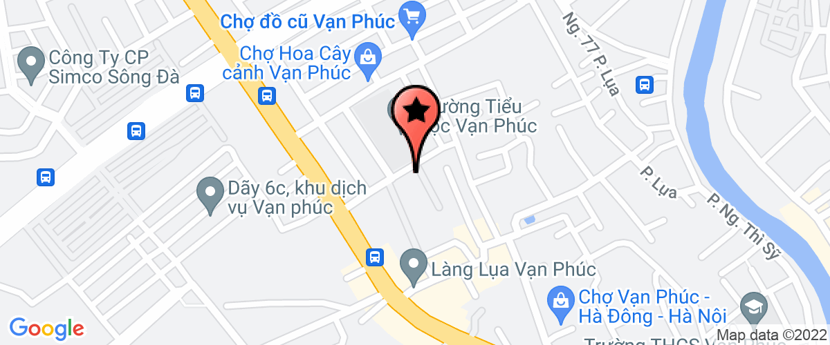 Map go to Van Phuc Elementary School