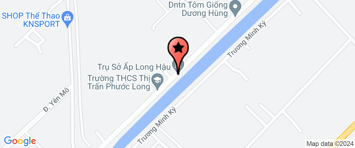 Map go to Dong Tien Private Enterprise