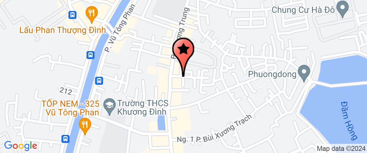 Map go to Thang Long Construction and Consultant Joint Stock Company