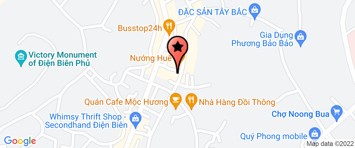 Map go to Bui Gia Phat Dien Bien Construction Company Limited