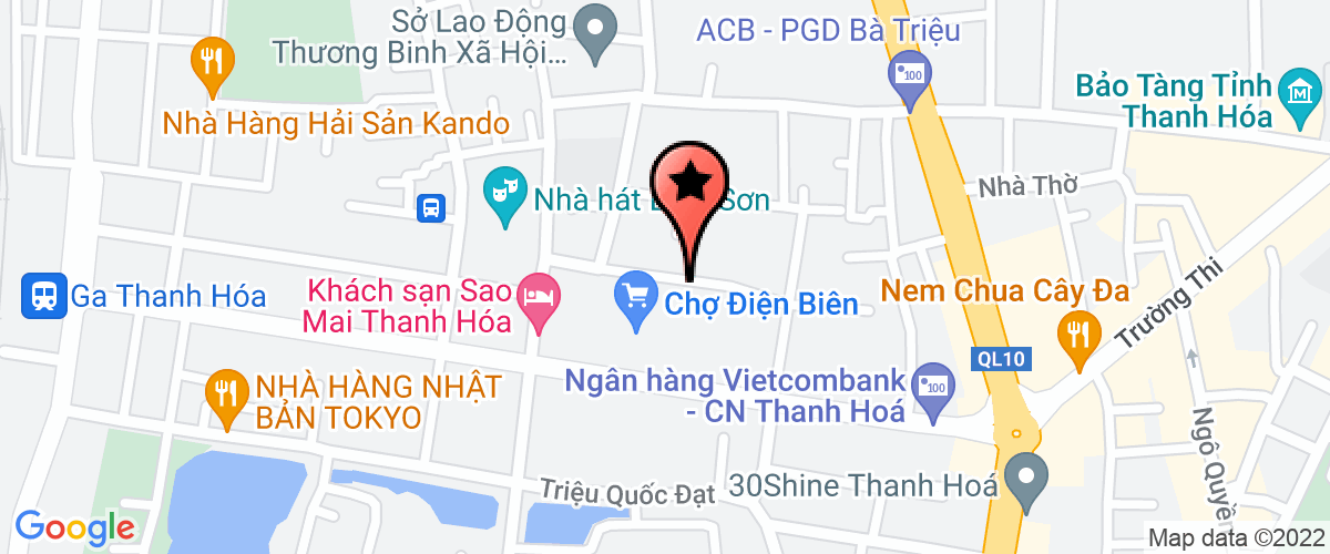 Map go to Chuyen Biet Hoa Anh Dao Education Company Limited
