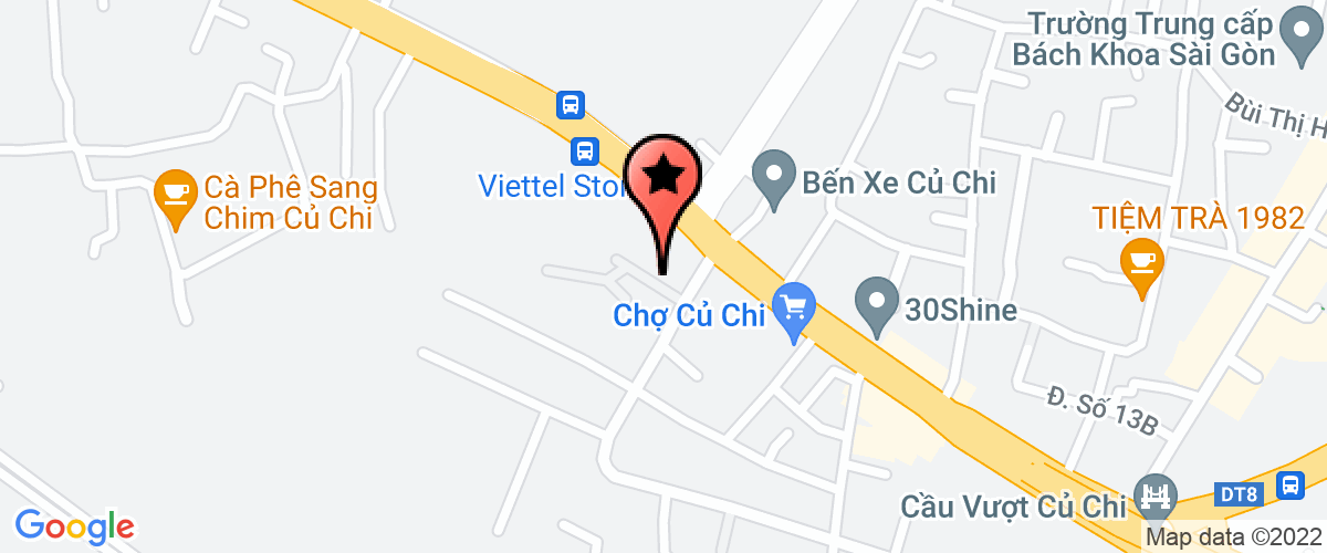 Map go to Quoc An Services Company Limited