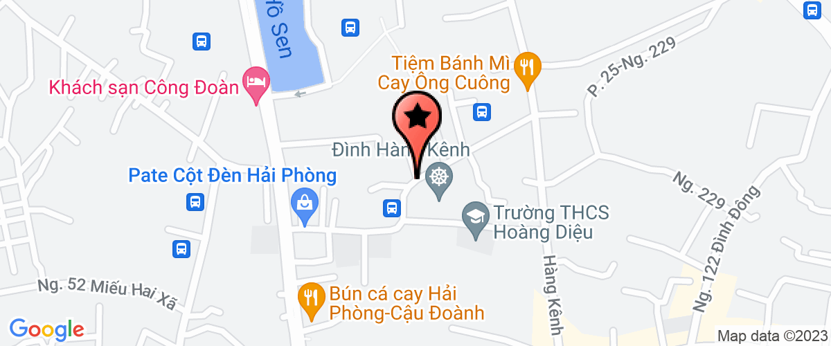 Map go to Nhan Van Tourist Company Limited