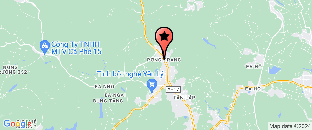 Map go to Hoi nong dan krong Buk District