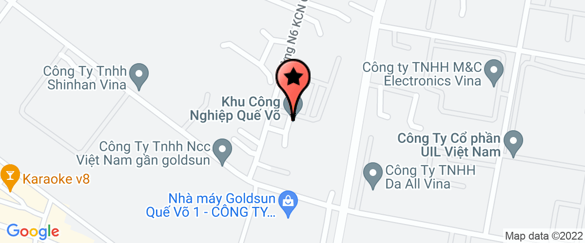 Map go to cong nghiep Nasan Vina (N/ho) Company Limited