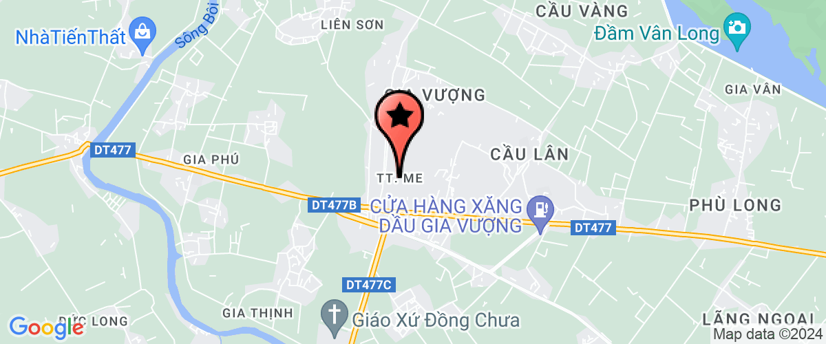 Map go to ve sinh moi truong Gia Vien District Center
