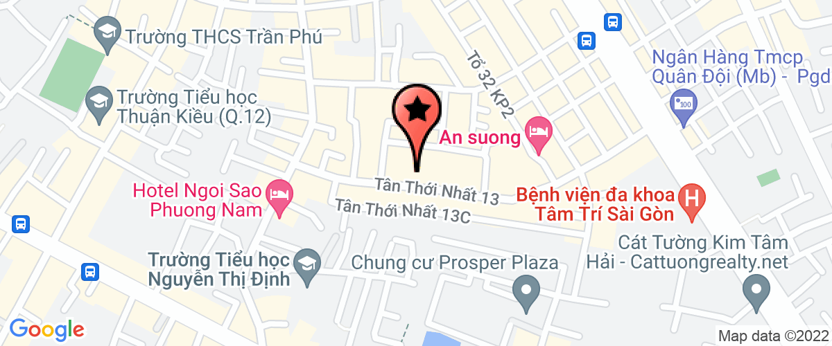 Map go to Vina Truong Thanh Service Trading Company Limited