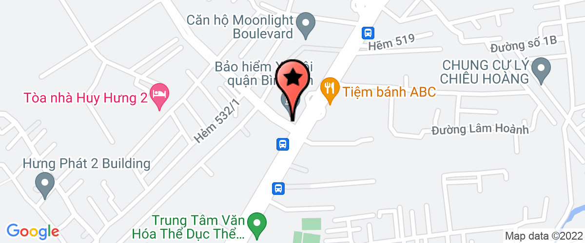 Map go to Hoa Lam International Hospital Company Ltd
