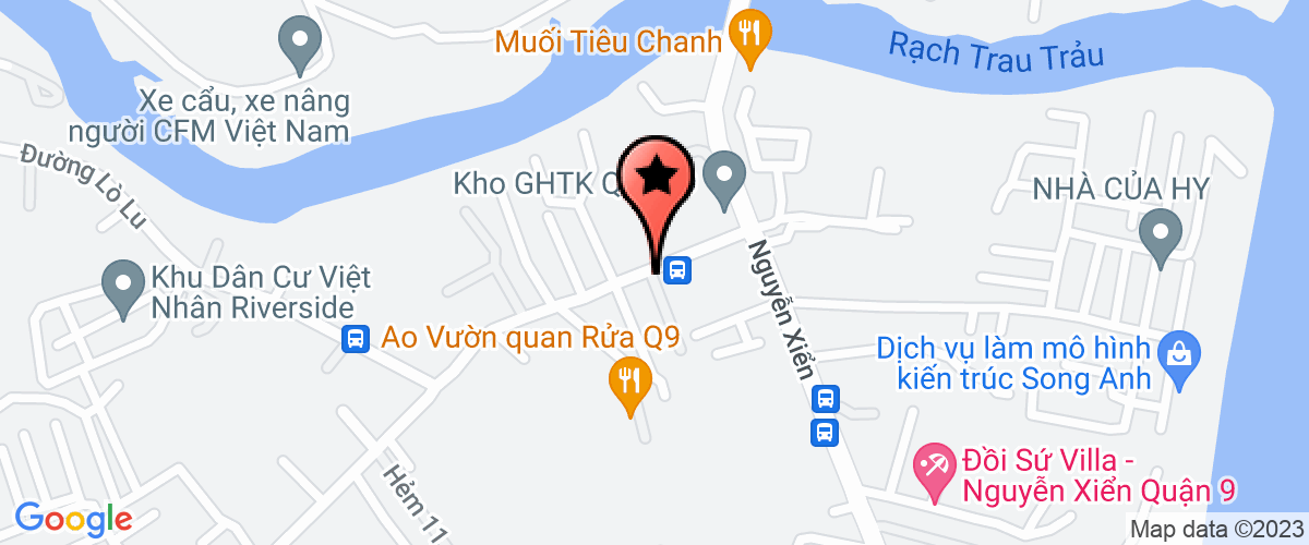 Map go to DvTM Phuong Trang Telecommunication Company Limited